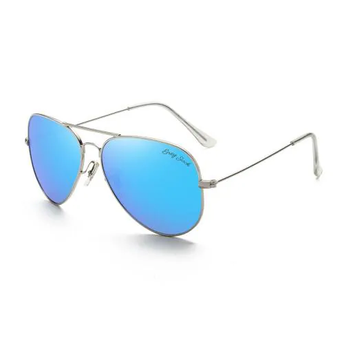 Grey Jack Ice Blue Polarized Aviator Sunglasses For Men And Women - S1101C8
