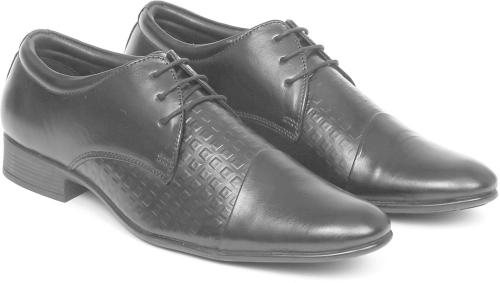 Field Care Men Lace-Ups Formal Shoes (Black) - 7 UK