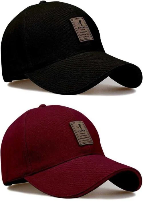 NEW STYLISH BASEBALL COMBO CAP PACK OF 2 Casual, Beach Wear, Festive, Formal,Party, Sports