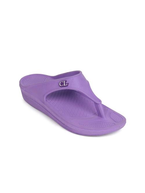 Carlton London Purple Flip-flops for Women