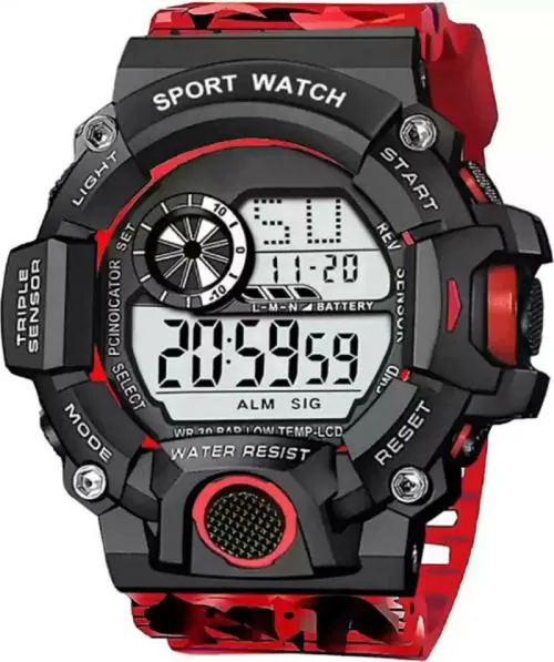 Blutech Digital Dial Strap Watch For Boys