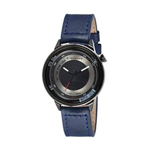 Giordano Analog Black Dial Blue Strap Watch For Men