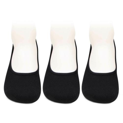 Bonjour Men Multicolor Abstract Cotton Blend Pack of 3 Loafers Socks