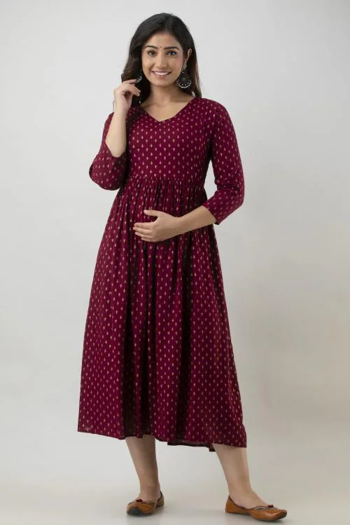 maternity wear feeding kurti with zip
