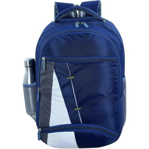 Zeden Blue Polyester Laptop Backpack 45 L