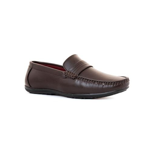 khadim mens Loafers For Men (Brown)