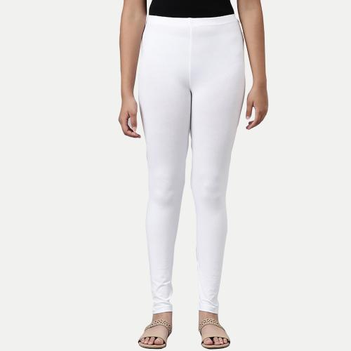 Rad Prix Women White Leggings