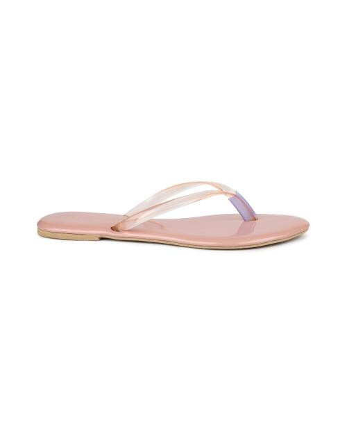Design Crew Peach Flat Sandals