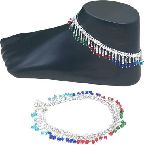 Buy BR Ornaments Alloy Anklet (Pack of 2) Online at Best Prices in