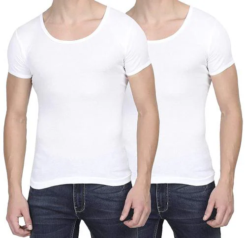 IGNOTO (Pack of 2)(90CM) Inner Wear Vest, Cotton Baniyan, 100% Cotton Housiry || Cotton Vest Top Undershirt
