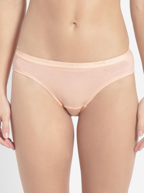Jockey Women Light Assorted Cotton Bikini Panty Pack Of 2