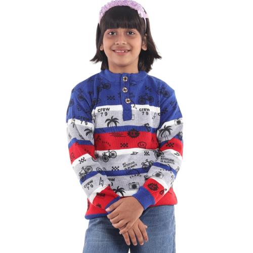 GTWO Trendy Stylish Woolen Sweater Topwear for Kids/Designer Baby Girls Winter Wear Sweatshirt Full Sleeve Jumper