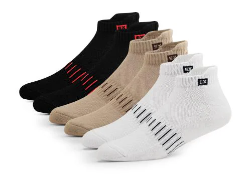 Supersox Bamboo Ankle Socks for Men Combo, Made of Sustainable & Eco Friendly Material - Athletic Softer than Cotton Socks, Anti Odour - Ideal Socks For Summer (Pack of 3)