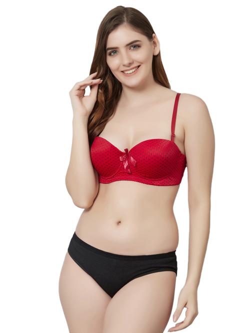 PrettyCat Women Beige Polyester Blend Lingerie Set For Women (PC-SET-6088)