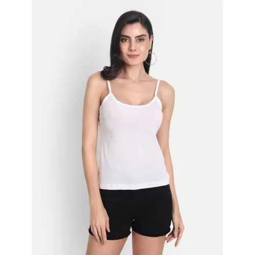 Aimly Women's Cotton Camisole Slip White 2XL Pack of 1