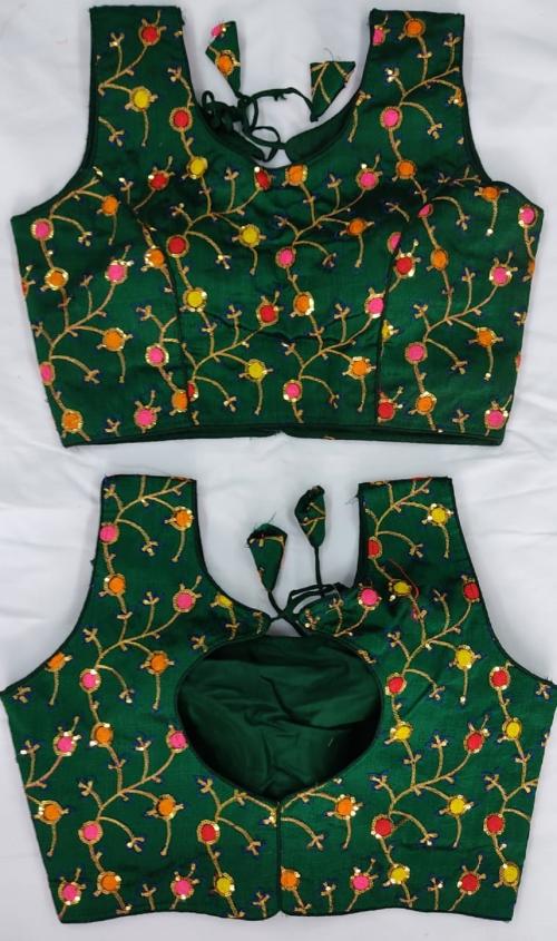 PANETAR Fancy Wedding Low Range Readymade Stitched Blouse For Bridal