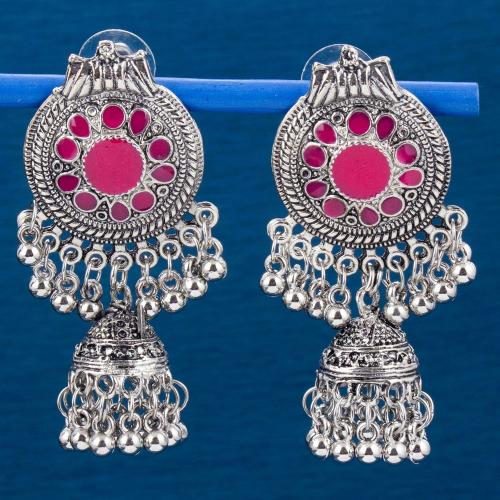 Sukkhi Ethnic Oxidised Jumaki Earrings For Women