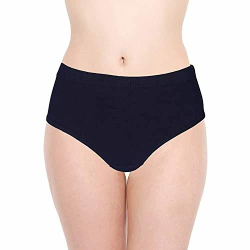 Aashray Navy Cotton Hipster Panties (Pack of 3) - M