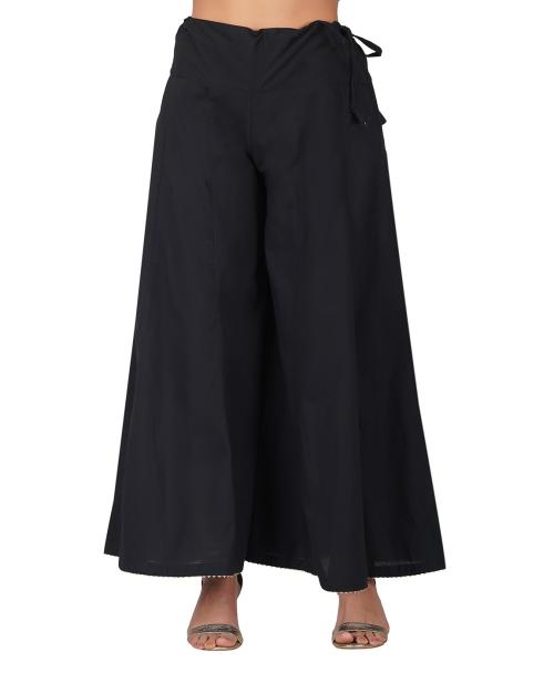 Fabcoast Women regular ethnic wear 100% Cotton Cambric 12 Kali Palazzo with draw string and 1 deep side pocket