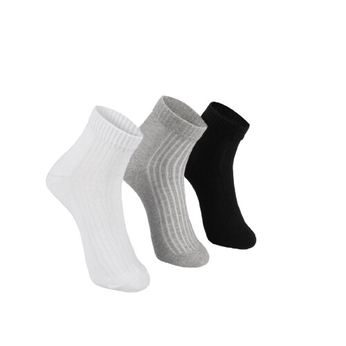 NO SMELL SOCKS - ANKLE -P3- ASSORTED