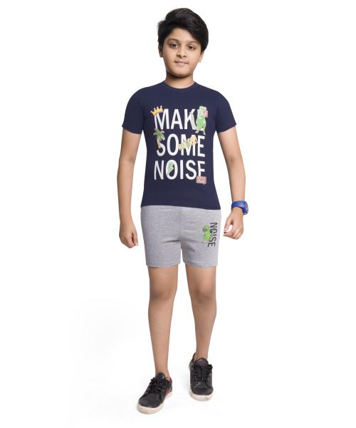 PEPP N HAGG 100% Cotton Boys Modern Clothing Set-NAVY