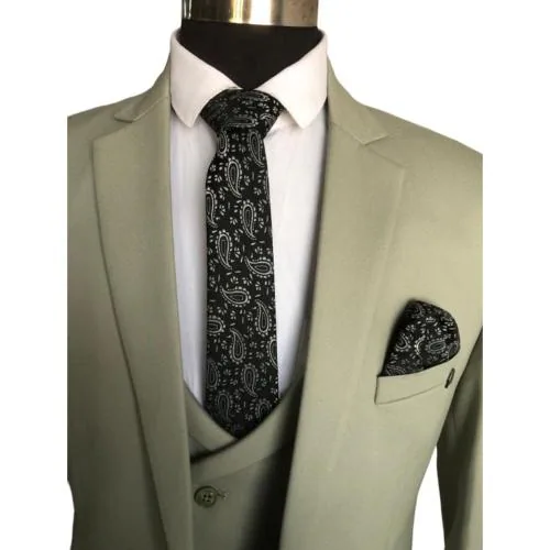 Black Pepper Pista L Western Wear 5 Pcs Mens Suit