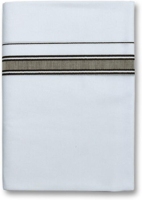 VAIRAVAA TEX Fabrics Men Brick, White Solid Pure Cotton Dhoti