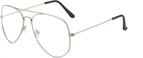 OCHILA UV Protection Full-Frame Clear Oval Sunglasses For Men