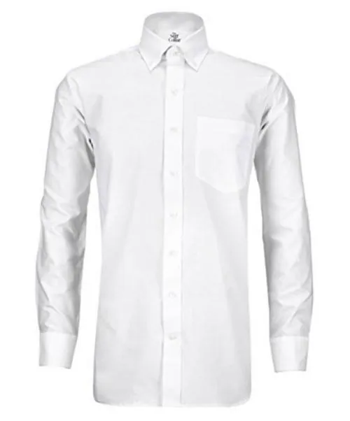 The Stiff Collar Men White Cotton Shirts