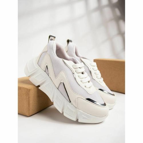 Shoetopia White Walking, Running, Training, Outdoor & Gym Lightweight Comfortable Shoe for Women