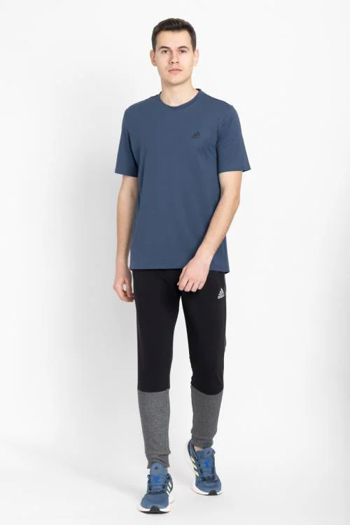 Adidas Men M PR T Blue Sports T-Shirts