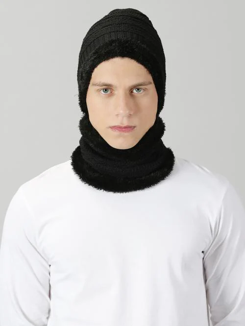 Ausk Men's Solid Winter Monkey Cap