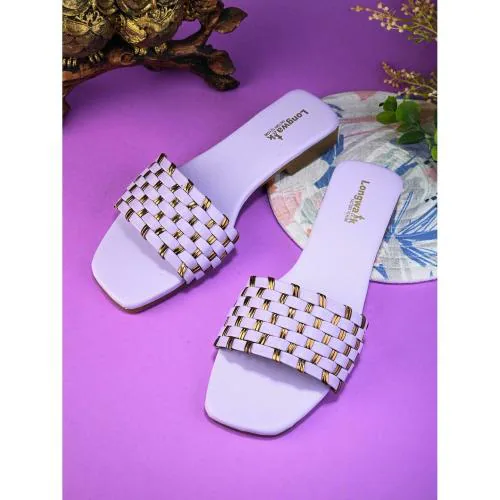 Longwalk Purple Flats for Women