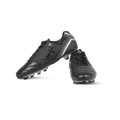 Vector X Blaze-2.0 Football Shoes for Men's (Black-Silver)
