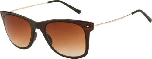 OCHILA UV Protection Full-Frame Brown Wayfarer Sunglasses For Men