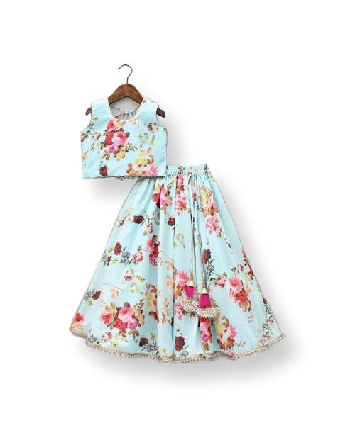 Girl's Satin Readymade Lehenga Choli