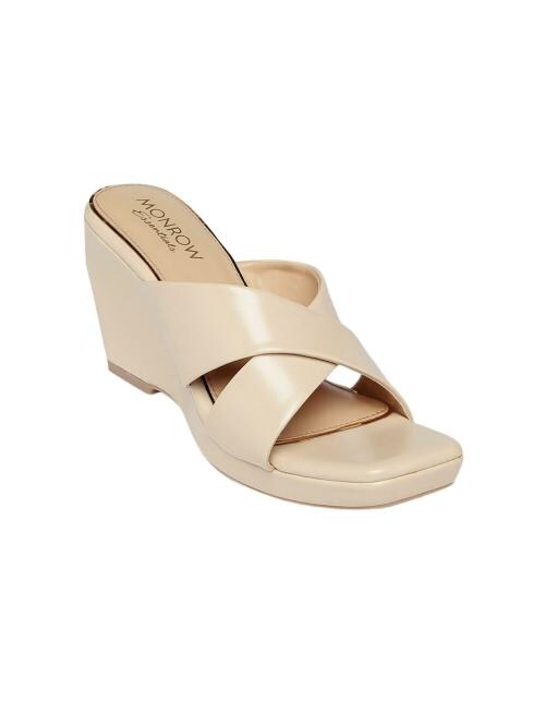 Monrow Beige Heel Sandal for Women