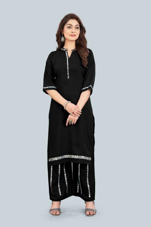 Helwin Desiner Women Kurta Palazzo Set