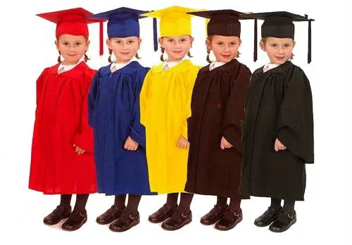 Fancydresswale Girls And Boys Red Convocation Gown Graduation Dress (7-9 Years)