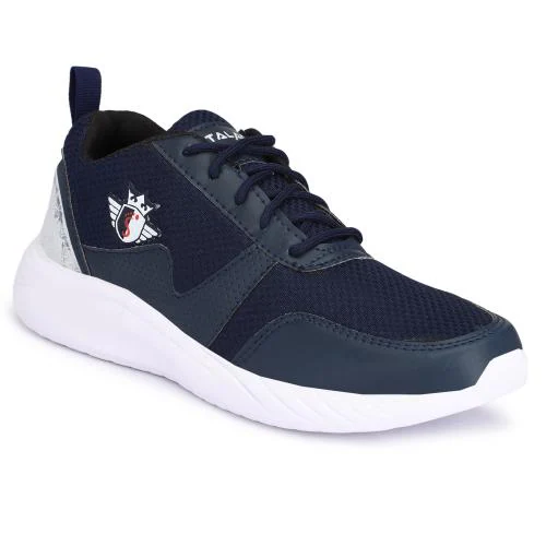 Ranway Shoe Men's Navy Mesh Comfortable Lace-Up Sport/Running/Gym Shoes