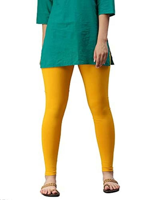 Buy De Moza Women Yellow Leggings XL Online at Best Prices in India