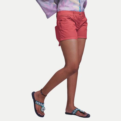 Rad Prix Women Red Shorts