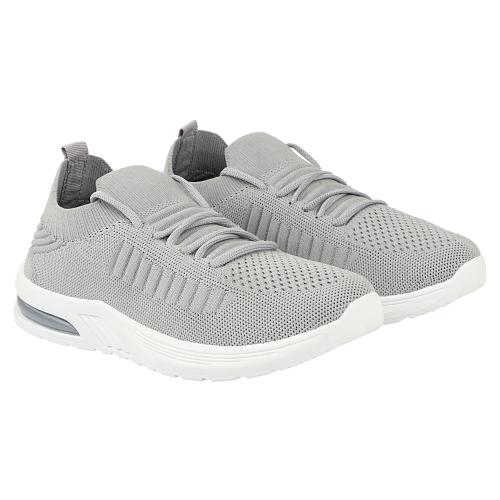 Shoetopia Womens & Girls Grey Lace Up Walking Shoes