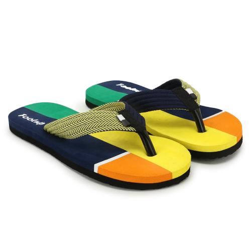 Buy Footup Light Weight Yellow Slippers for Men (Pack of 1) Online at