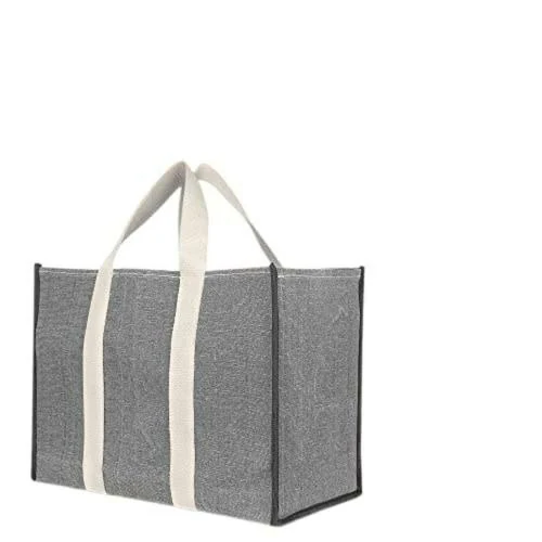 BLACKBOXES Big Eco Cotton Canvas Shopping Bags for Carry Milk Grocery Fruits Vegetable with Reinforced Handles jhola Bag - Kitchen Essential (Mutlicolor)