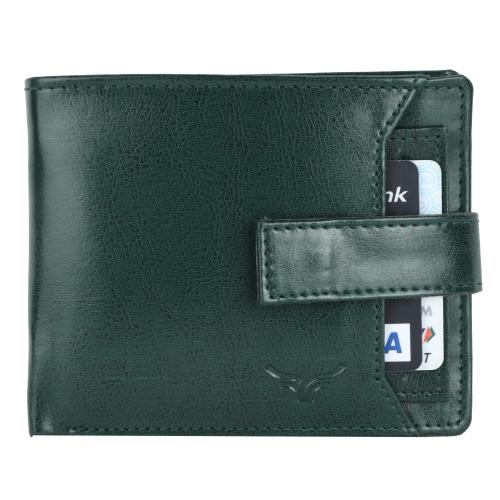 ertte Forest Green Leatherette Wallet (# ER-30003)
