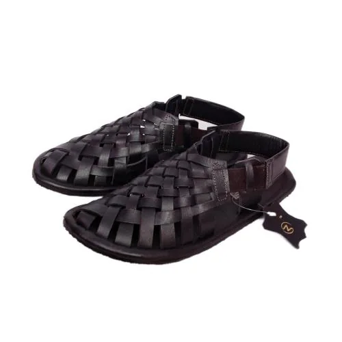 Buy Zunaira Geniune Leather Mens Sandals / Footwear(Size8) Online at
