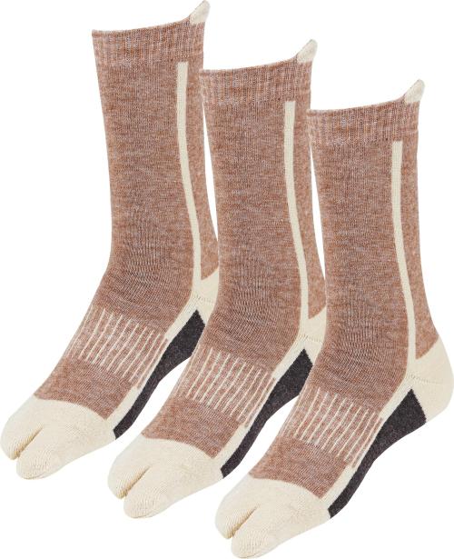 RC. ROYAL CLASS Women's Warm & Thick Towel Cushioned Skin Color Woolen Thumb Socks(Pack of 3 Pairs)(Free Size)
