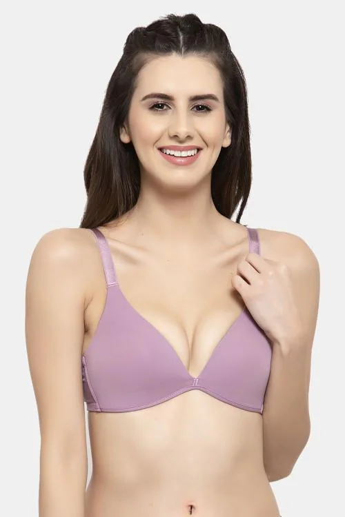 Buy Prettycat Purple Womens Lace Push-Up Non Padded Bra (Pc-Br