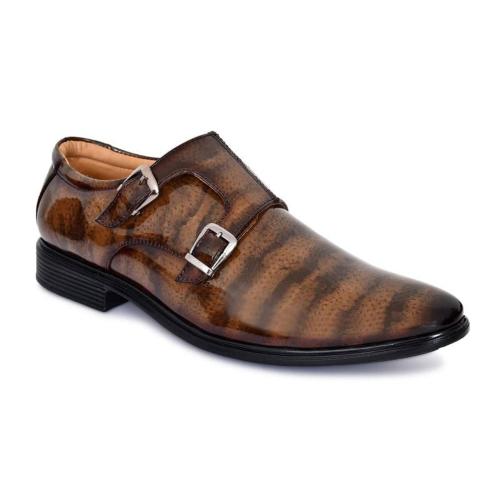 Styliano Men Formal Shoes (Tan) UK 8